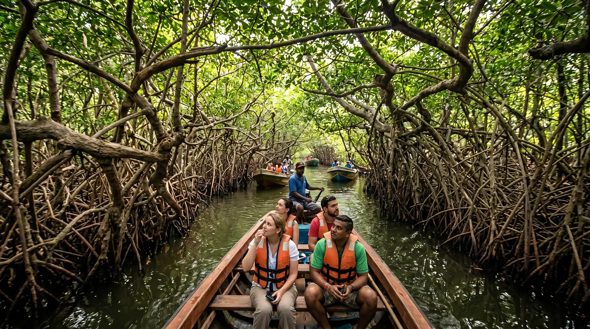 Thrilling water sports and river safaris on a Bentota Sri Lanka day tour.