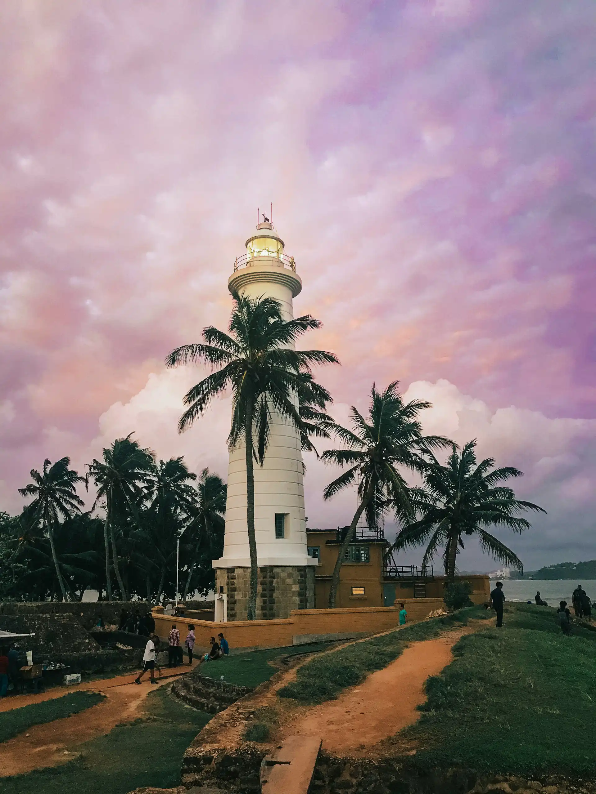 The historic Galle Lighthouse on our premium private day trips Sri Lanka.